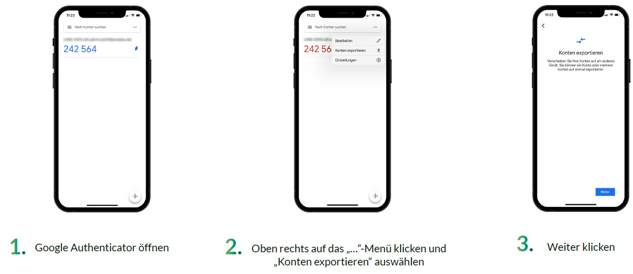 Bereich Fachwissen > Login - zweiter Faktor auf weiteren Handys > 2Faktor_uebertragen_iOS_1.jpg
