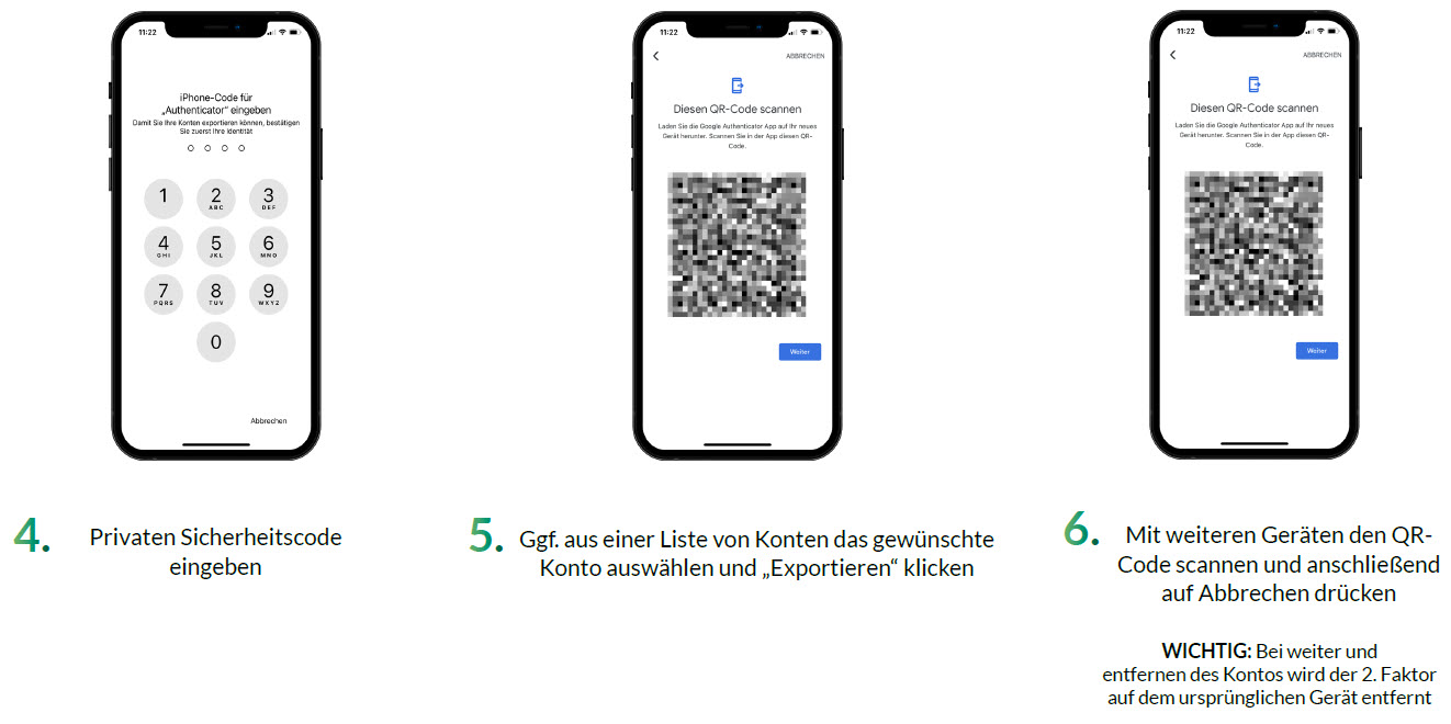 Bereich Fachwissen > Login - zweiter Faktor auf weiteren Handys > 2Faktor_uebertragen_iOS_2.jpg